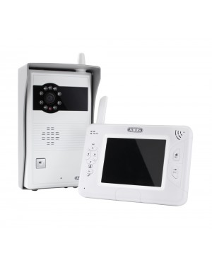 ABUS Video Türsprechanlage Funk mit Videofunktion für Innen- und Außenbereich Komplettanlage (Art.-Nr. TVAC80020A)